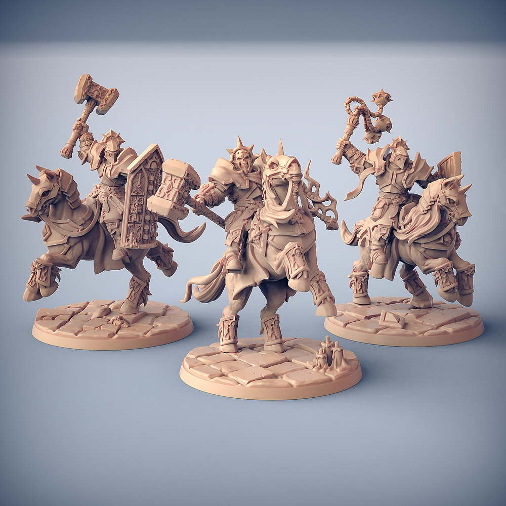 3D Printed Artisan Guild Requiem Heavy Cavalry The Requien Brotherhood 28mm 32mm (Online Only)