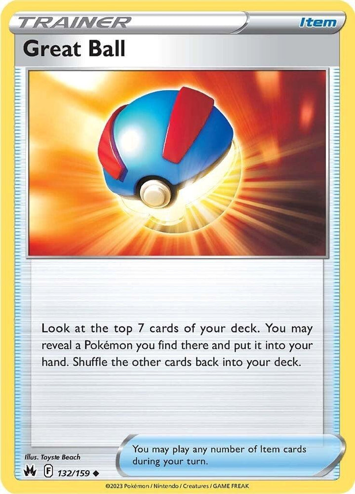 Great Ball (132/159) [Sword & Shield: Crown Zenith] (Online Only)