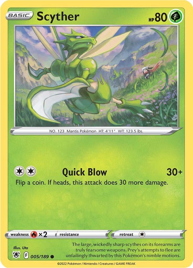 Scyther (005/189) [Sword & Shield: Astral Radiance] (Online Only)