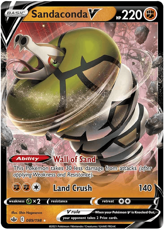 Sandaconda V (089/198) [Sword & Shield: Chilling Reign] (Online Only)