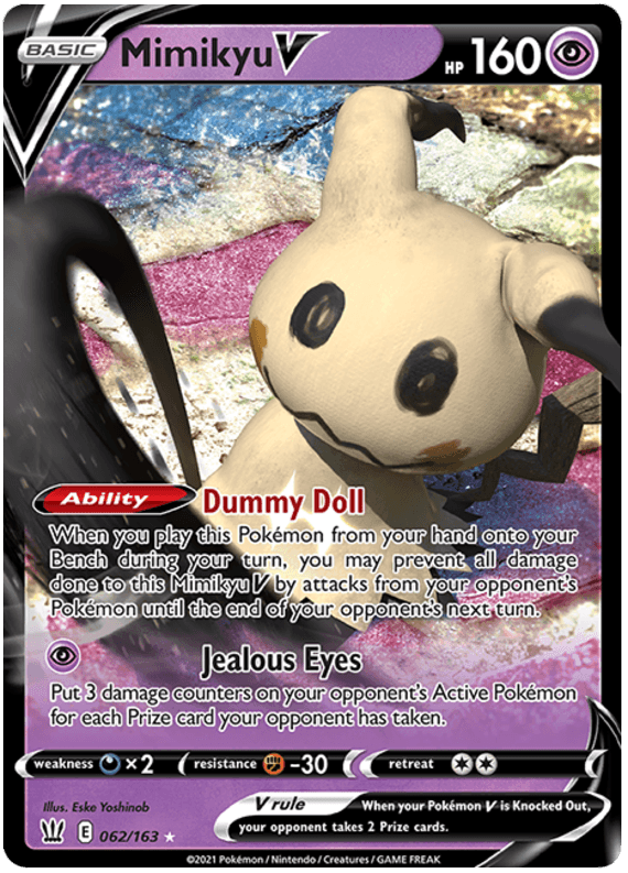 Mimikyu V (062/163) [Sword & Shield: Battle Styles] (Online Only)