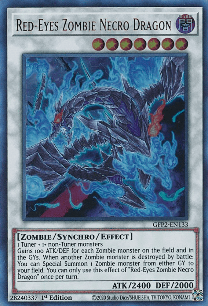 Red-Eyes Zombie Necro Dragon [GFP2-EN133] Ultra Rare (ONLINE ORDER ONLY)