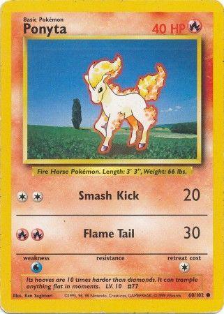 Ponyta (60/102) [Base Set Unlimited] (Online Only)