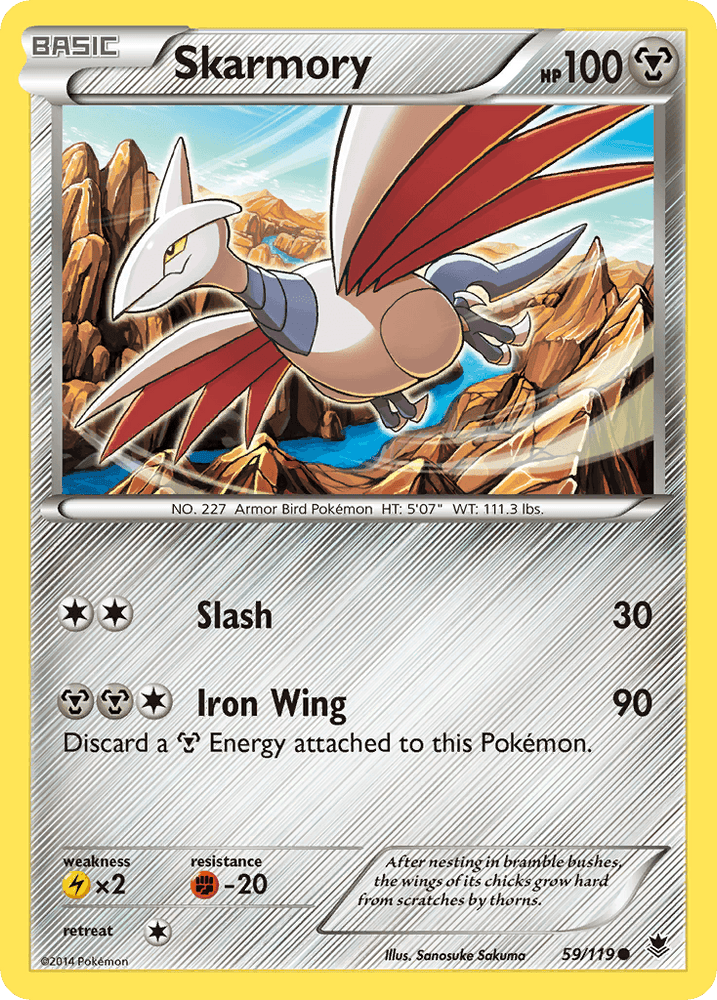Skarmory (59/119) [XY: Phantom Forces] (Online Only)