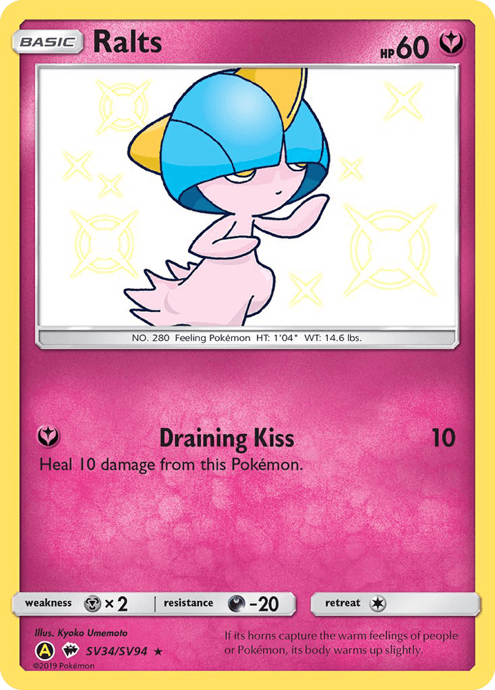 Ralts (SV34/SV94) [Sun & Moon: Hidden Fates - Shiny Vault] (Online Only)