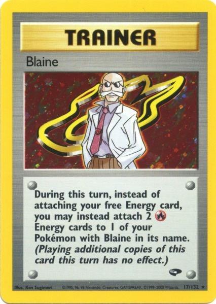 Blaine (17/132) [Gym Challenge Unlimited] (Online Only)