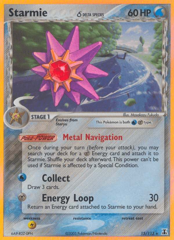 Starmie (15/113) (Delta Species) [EX: Delta Species] (Online Only)