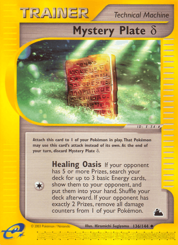 Mystery Plate Delta (136/144) [Skyridge] (Online Only)
