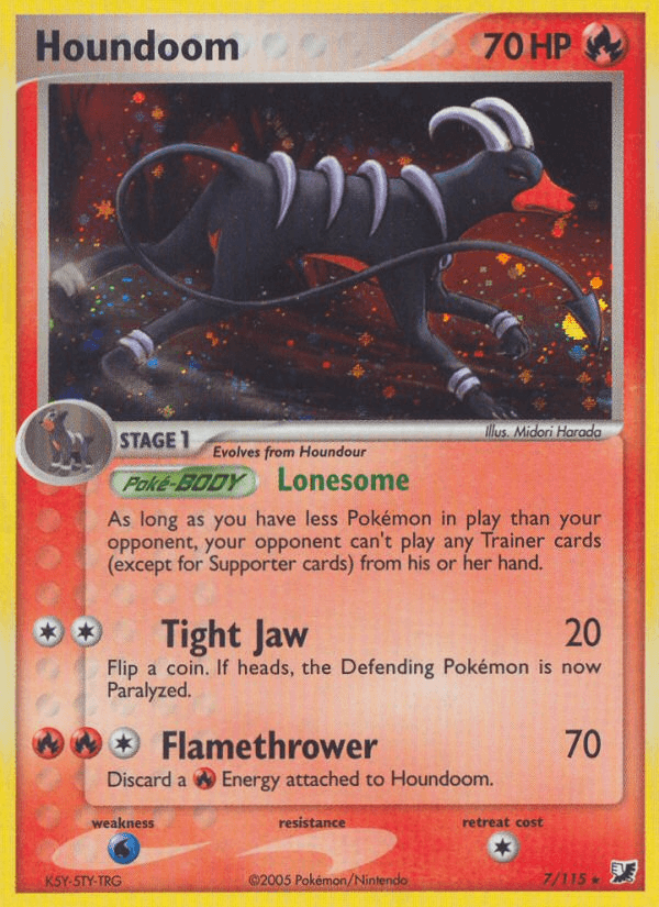 Houndoom (7/115) [EX: Unseen Forces] (Online Only)