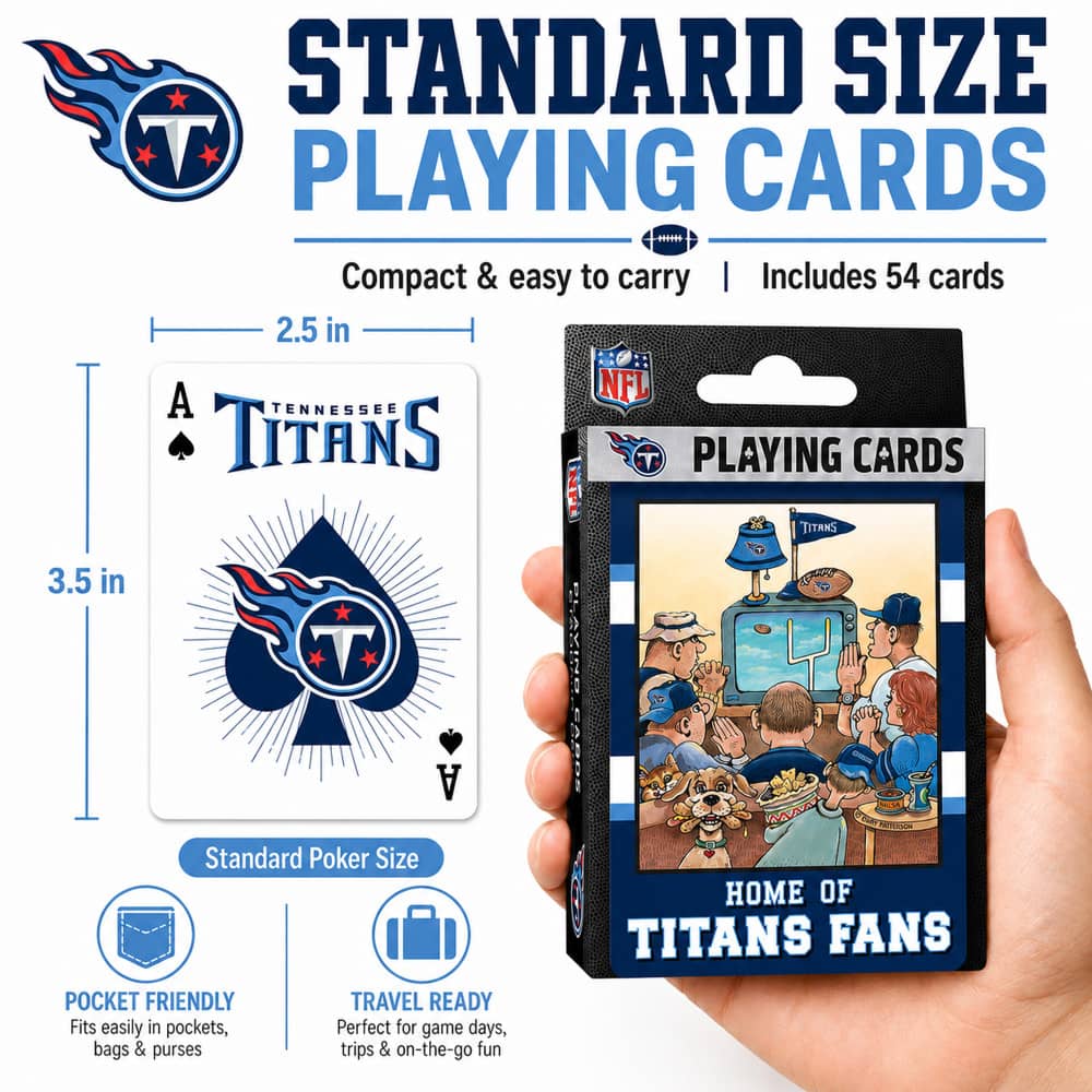 Tennessee Titans Fan Deck Playing Cards - 54 Card Deck