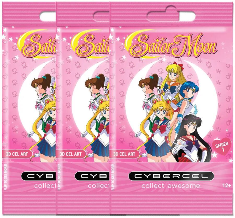 CyberCel - Sailor Moon - Series 1 - Foil Bag 3 Card Pack (ONLINE ORDER ONLY)