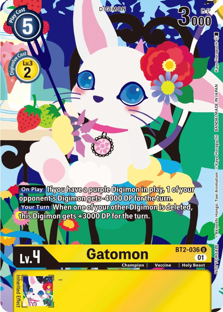Gatomon [BT2-036] (Tamer's Card Set 2 Floral Fun) [Release Special Booster Promos] (ONLINE ORDER ONLY)