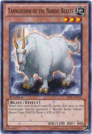 Tanngrisnir of the Nordic Beasts [BP01-EN216] Starfoil Rare (ONLINE ORDER ONLY)