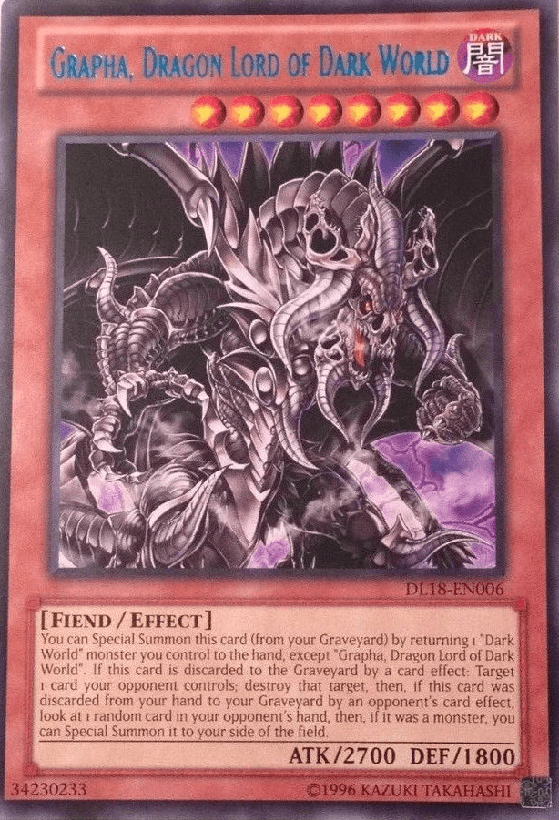Grapha, Dragon Lord of Dark World (Blue) [DL18-EN006] Rare (ONLINE ORDER ONLY)
