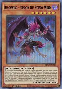 Blackwing - Simoon the Poison Wind (Purple) [LDS2-EN040] Ultra Rare (ONLINE ORDER ONLY)