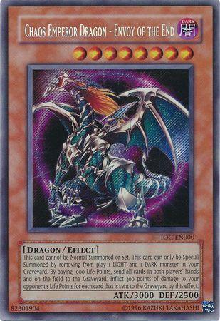 Chaos Emperor Dragon - Envoy of the End [IOC-EN000] Secret Rare (ONLINE ORDER ONLY)