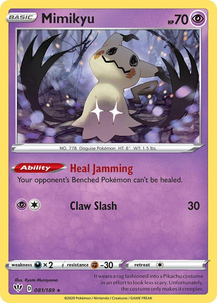 Mimikyu (081/189) (Cosmos Holo) [Sword & Shield: Darkness Ablaze] (Online Only)