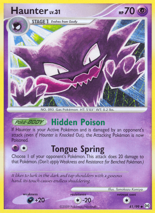 Haunter (41/99) [Platinum: Arceus] (Online Only)