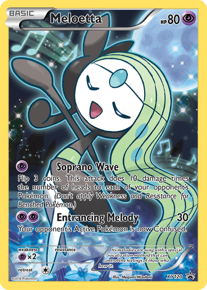 Meloetta (XY120) [XY: Black Star Promos] (Online Only)