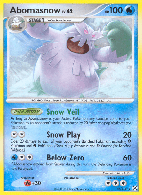 Abomasnow (12/100) [Diamond & Pearl: Stormfront] (Online Only)