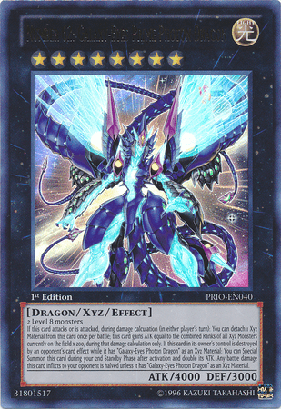 Number 62: Galaxy-Eyes Prime Photon Dragon [PRIO-EN040] Ultra Rare (ONLINE ORDER ONLY)