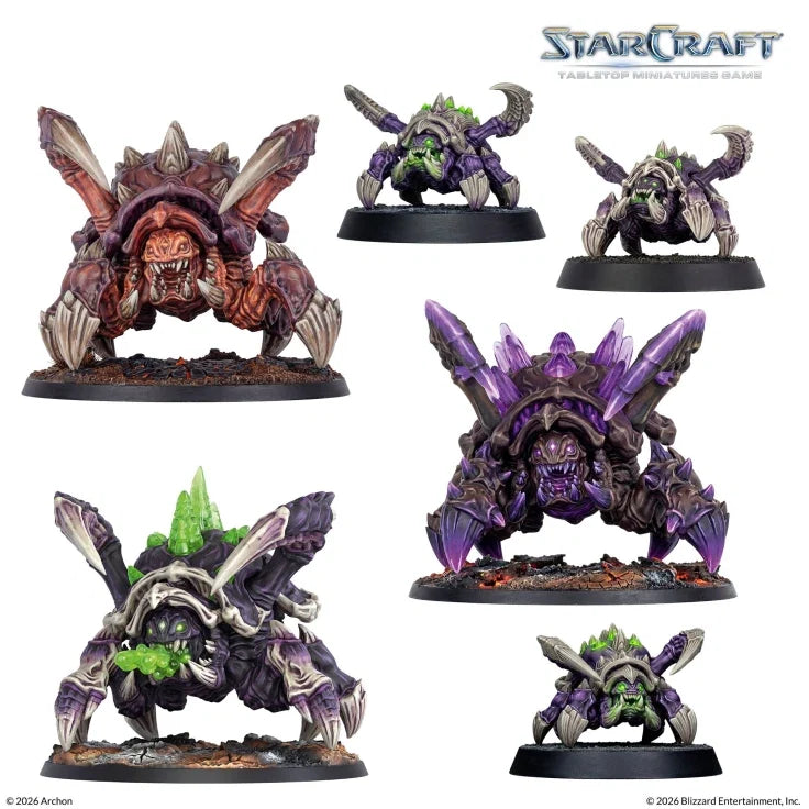 StarCraft The Miniatures Game: Zerg: Roach Expansion Set (ONLINE ORDER ONLY)