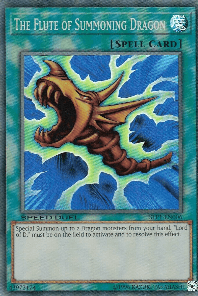 The Flute of Summoning Dragon [STP1-EN006] Super Rare (ONLINE ORDER ONLY)