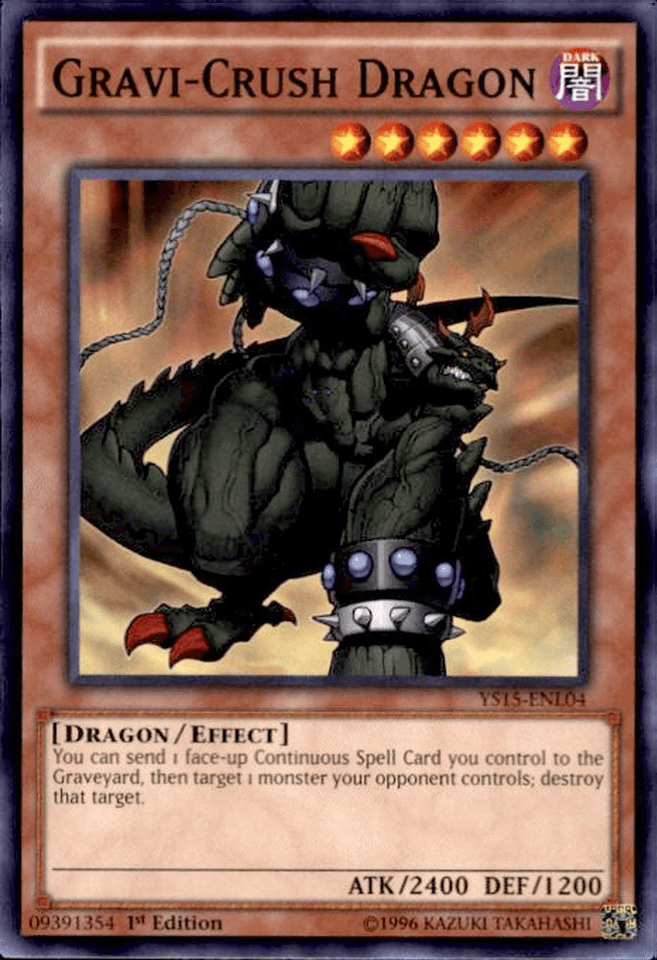 Gravi-Crush Dragon [YS15-ENL04] Common (ONLINE ORDER ONLY)