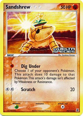 Sandshrew (82/113) (Stamped) [EX: Delta Species] (Online Only)