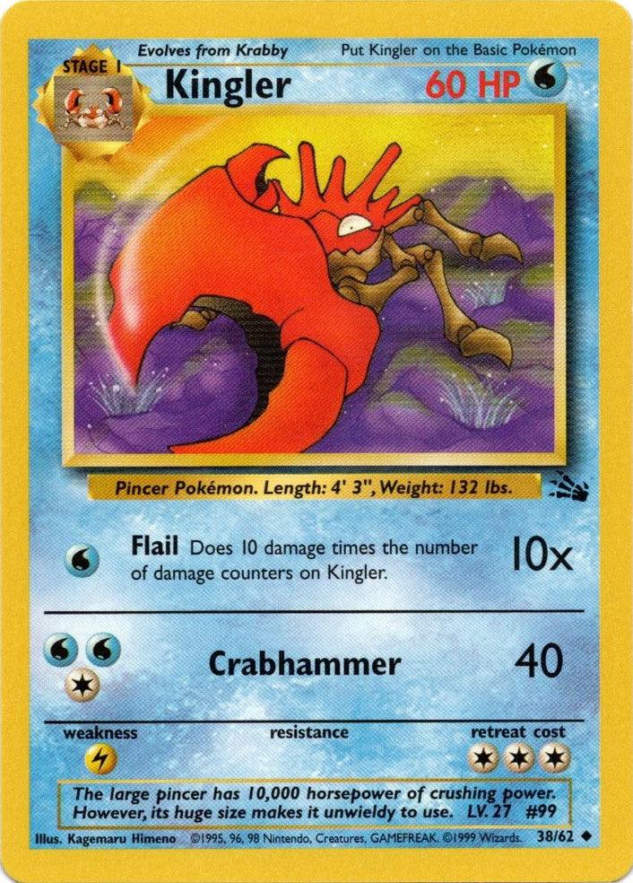 Kingler (38/62) [Fossil Unlimited] (Online Only)