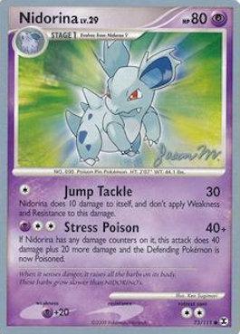 Nidorina LV.29 (73/111) (Queengar - Jason Martinez) [World Championships 2009] (Online Only)