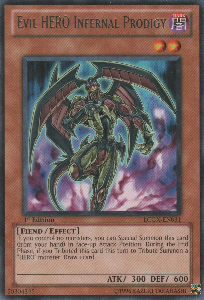 Evil HERO Infernal Prodigy [LCGX-EN031] Rare
