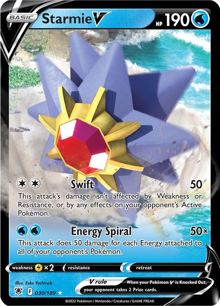 Starmie V (030/189) [Sword & Shield: Astral Radiance] (Online Only)