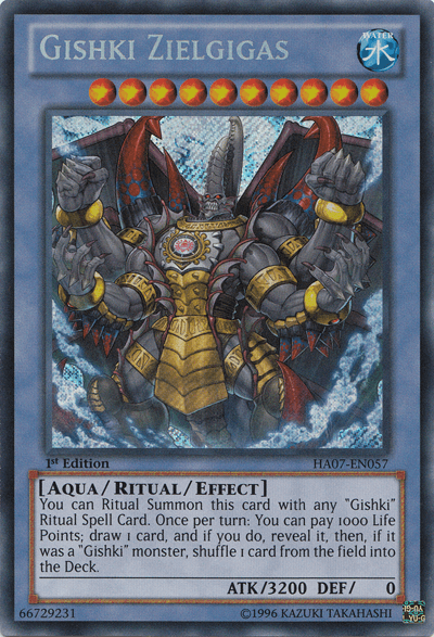 Gishki Zielgigas [HA07-EN057] Secret Rare (ONLINE ORDER ONLY)