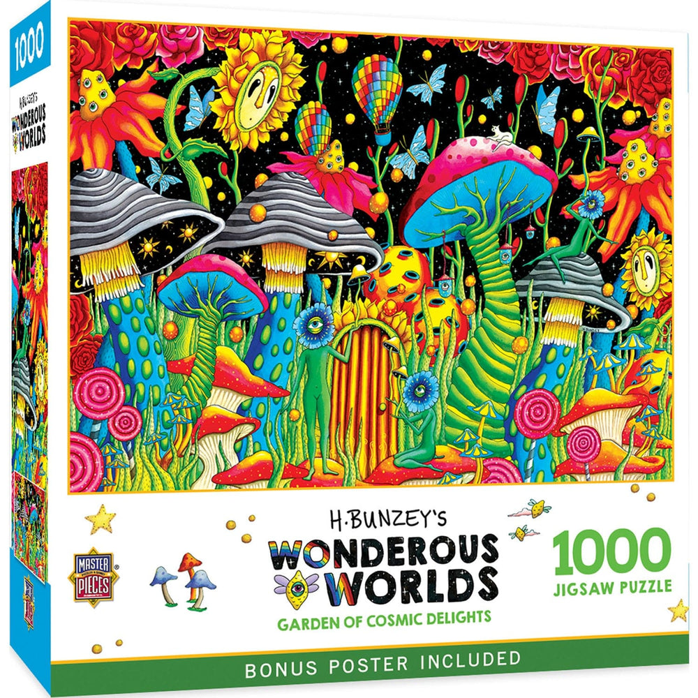 Wonderous Worlds - Garden of Cosmic Delight 1000 Piece Jigsaw Puzzle (ONLINE ORDER ONLY)