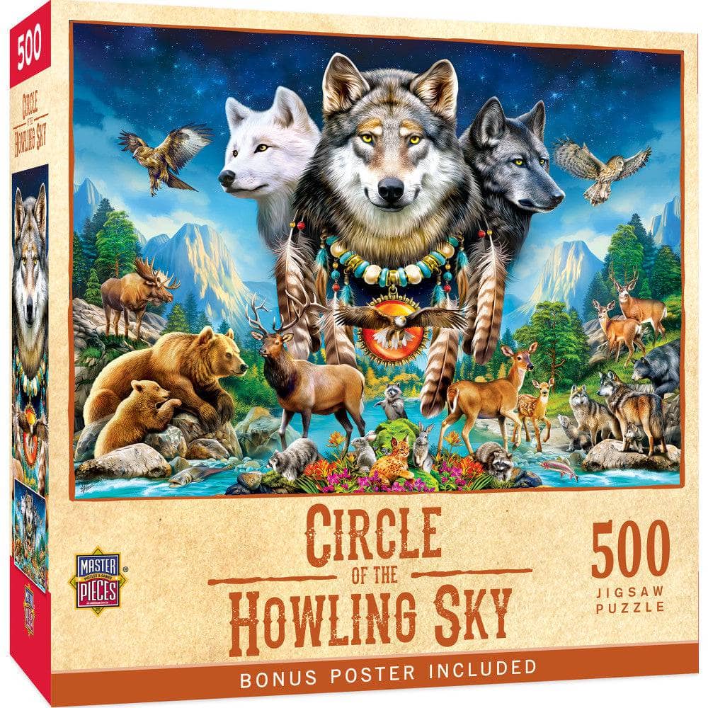 Circle of the Howling Sky 500 Piece Jigsaw Puzzle (ONLINE ORDER ONLY)