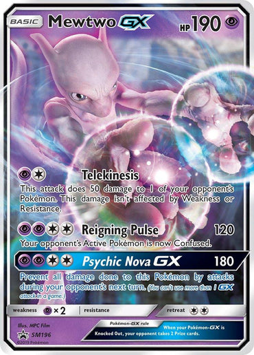 Mewtwo GX (SM196) [Sun & Moon: Black Star Promos] (Online Only)
