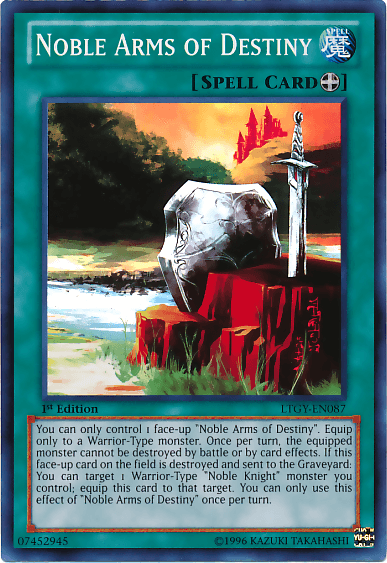 Noble Arms of Destiny [LTGY-EN087] Super Rare (ONLINE ORDER ONLY)