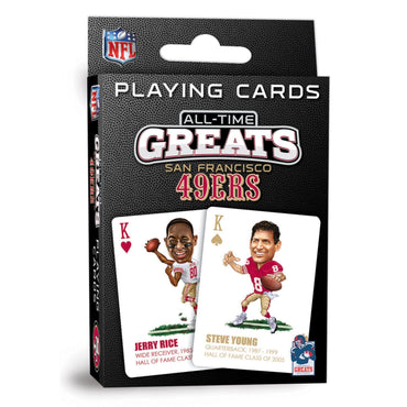 San Francisco 49ers All-Time Greats Playing Cards - 54 Card Deck (ONLINE ORDER ONLY)