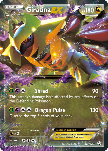 Giratina EX (92/124) [Black & White: Dragons Exalted] (Online Only)