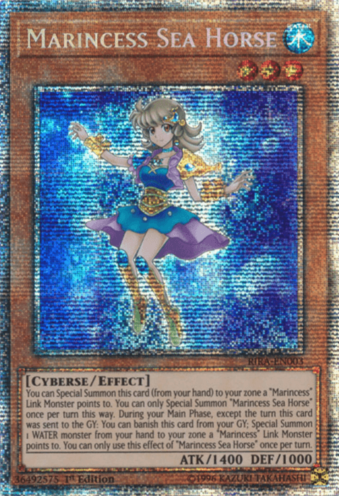 Marincess Sea Horse [RIRA-EN003] Starlight Rare (ONLINE ORDER ONLY)