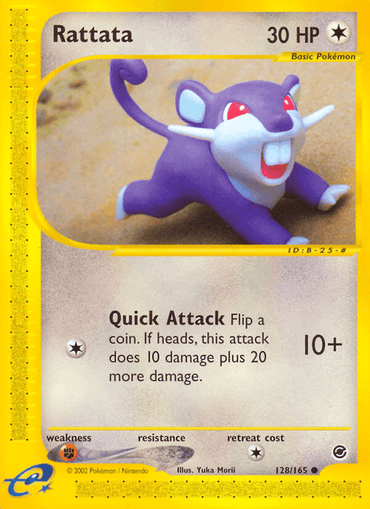 Rattata (128/165) [Expedition: Base Set] (Online Only)