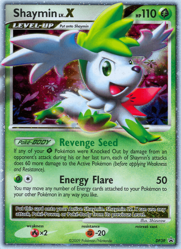 Shaymin LV.X (DP39) [Diamond & Pearl: Black Star Promos] (Online Only)