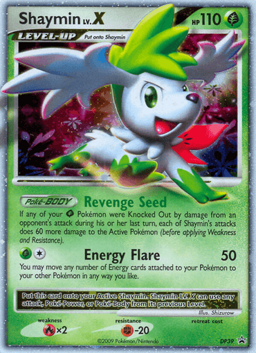 Shaymin LV.X (DP39) [Diamond & Pearl: Black Star Promos] (Online Only)