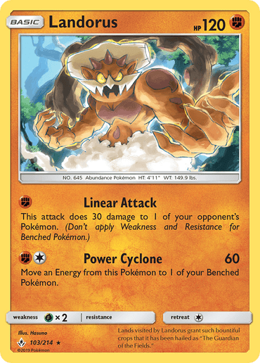 Landorus (103/214) [Sun & Moon: Unbroken Bonds] (Online Only)
