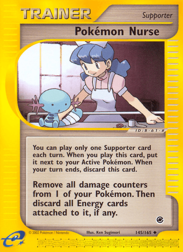 Pokemon Nurse (145/165) [Expedition: Base Set] (Online Only)
