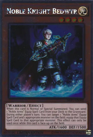 Noble Knight Bedwyr [NKRT-EN002] Platinum Rare