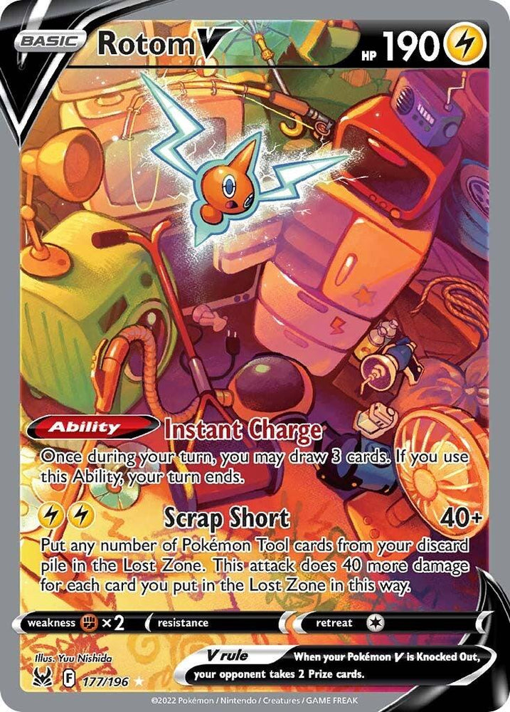 Rotom V (177/196) [Sword & Shield: Lost Origin] (Online Only)