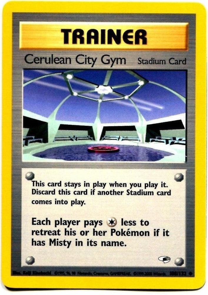 Cerulean City Gym (108/132) [Gym Heroes Unlimited] (Online Only)