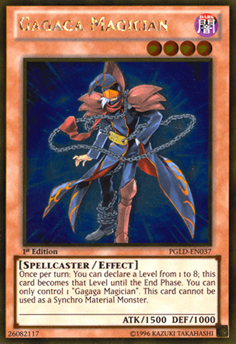 Gagaga Magician [PGLD-EN037] Gold Rare (ONLINE ORDER ONLY)